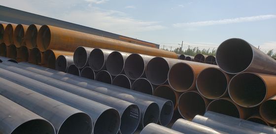 Диаметр стальной трубы ASTM A252 LSAW большой труба 28 дюймов стальная для штабелевки
