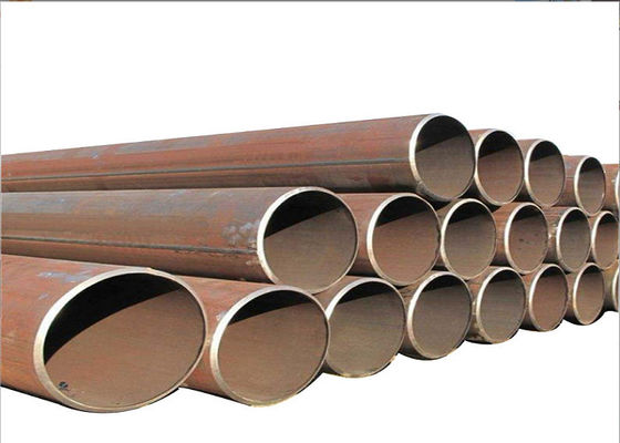 Черная краска ERW стальной трубы толщина стенки диапазон 1,8-22,2 мм сертифицирован ISO 9001