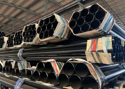 Служба перфорации ASTM A/ASME SA 53 класс A B Черная цепная стальная труба толщина 0,2-100 мм