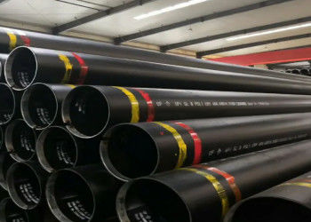 ASTM A53 Черный окрашенный вдоль сварной косыми стальными трубами 21,3 мм-660 мм OD