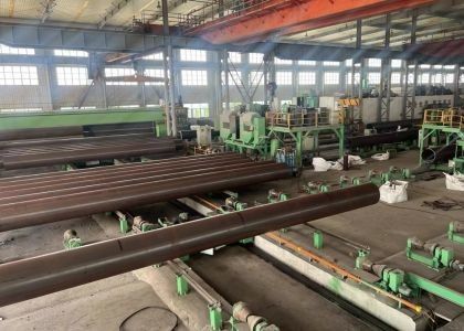 Сварные стальные трубы большого диаметра ASTM A252 Стандарт для строительства и конструкции