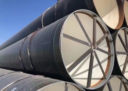Q235 SSAW стальные трубы с покрытием 3PE для нефтяных строительных проектов