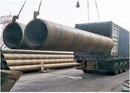 Чернокрашенная углеродистая сталь SSAW стальные трубы со стенами 5 мм -25,4 мм