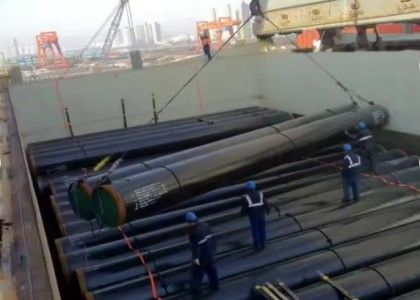 API 5L X42 - X70 PSL1 PSL2 Ssaw Spiral Carbon Steel Pipe Трансмиссионная труба