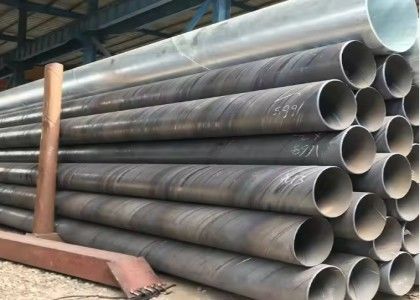 API 5L X42 - X70 PSL1 PSL2 Ssaw Spiral Carbon Steel Pipe Трансмиссионная труба