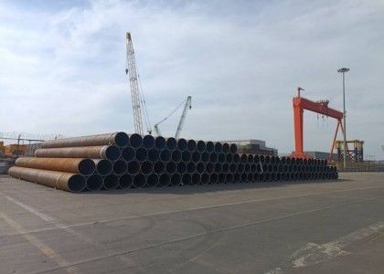 Спиральносварная стальная труба большой диаметр Вода, нефть, газ 12 м длина ASTM сертифицированный