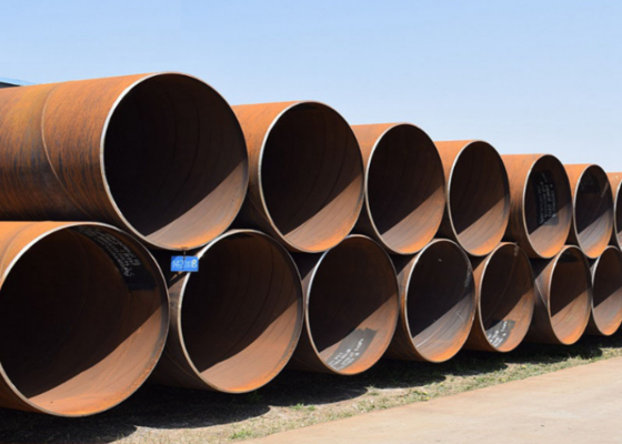 API 5L SSAW Steel Pipe 6M 12M для строительства и доставки нефтегаза