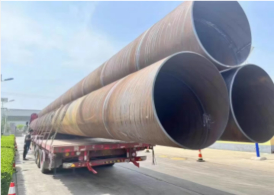 Трубы из углеродистой стали 6M 12M SSAW для строительства и доставки нефти