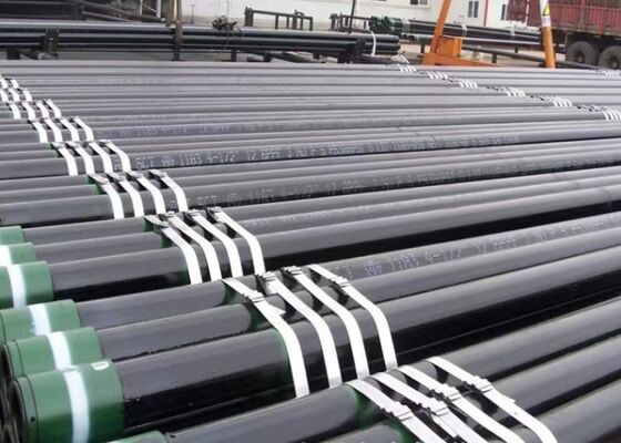 API 5CT Трубы с закалкой и отпуском для бурения в нефтедобыче, наружный диаметр 21.9 - 812.8 мм, резьба 8-20 ниток на дюйм