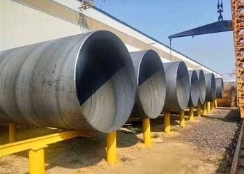 SSAW Steel Pipe with Punching Processing Service and 219.1mm – 2540mm Outer Diameter for Construction Applications