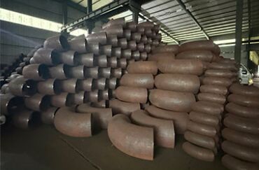 Фитинги для труб из углеродистой стали от 1/2" до 24" класса WPB с соединением для сварки задницы для промышленного использования